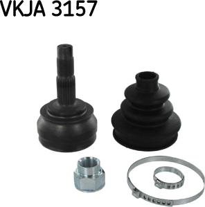 SKF VKJA 3157 - Шарнірний комплект, ШРУС, приводний вал autozip.com.ua