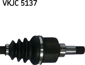 SKF VKJC 5137 - Приводний вал autozip.com.ua