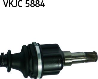 SKF VKJC 5884 - Приводний вал autozip.com.ua