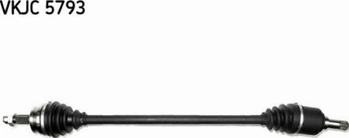 SKF VKJC 5793 - Приводний вал autozip.com.ua