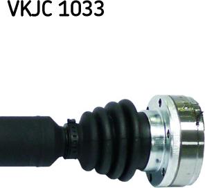 SKF VKJC 1033 - Приводний вал autozip.com.ua