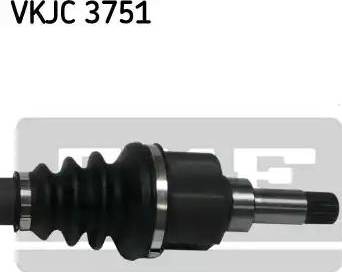 SKF VKJC 3751 - Приводний вал autozip.com.ua