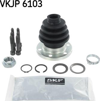SKF VKJP 6103 - Пильовик шарніра рівних кутових швидкостей autozip.com.ua