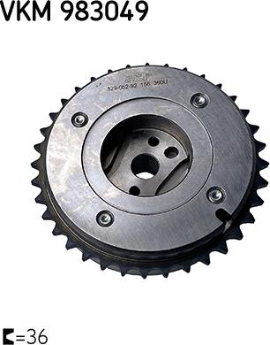 SKF VKM 983049 - Шестерня приводу розподільного вала autozip.com.ua