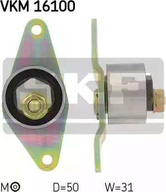 SKF VKM 16100 - Натяжний ролик, ремінь ГРМ autozip.com.ua