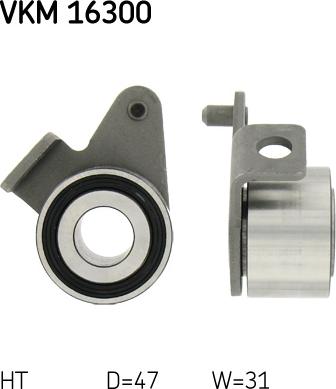 SKF VKM 16300 - Натяжний ролик, ремінь ГРМ autozip.com.ua