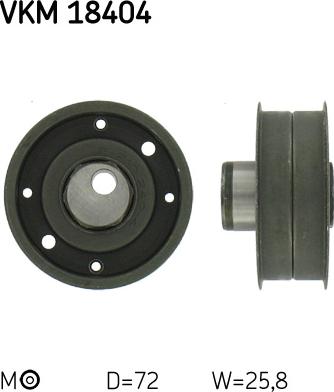 SKF VKM 18404 - Натяжний ролик, ремінь ГРМ autozip.com.ua