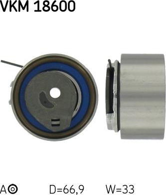 SKF VKM 18600 - Натяжна ролик, ремінь ГРМ autozip.com.ua