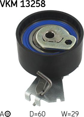 SKF VKM 13258 - Натяжний ролик, ремінь ГРМ autozip.com.ua