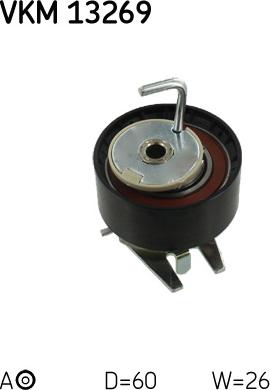 SKF VKM 13269 - Натяжний ролик, ремінь ГРМ autozip.com.ua