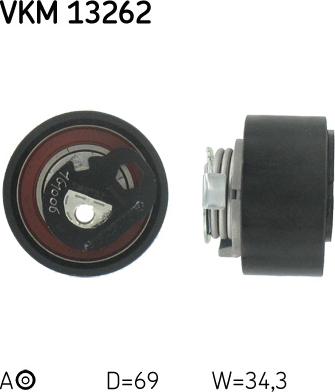 SKF VKM 13262 - Натяжний ролик, ремінь ГРМ autozip.com.ua