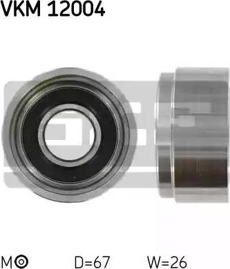 SKF VKM 12004 - Натяжний ролик, ремінь ГРМ autozip.com.ua