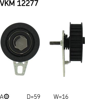 SKF VKM 12277 - Натяжний ролик, ремінь ГРМ autozip.com.ua