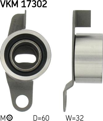 SKF VKM 17302 - Натяжна ролик, ремінь ГРМ autozip.com.ua