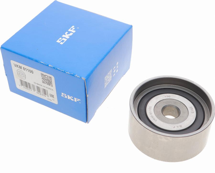 SKF VKM 81100 - Паразитний / Провідний ролик, зубчастий ремінь autozip.com.ua