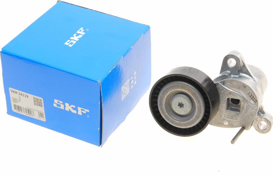 SKF VKM 34119 - Паразитний / провідний ролик, поліклиновий ремінь autozip.com.ua