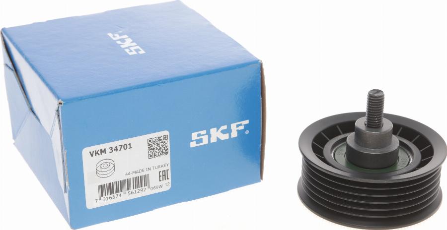 SKF VKM 34701 - Паразитний / провідний ролик, поліклиновий ремінь autozip.com.ua