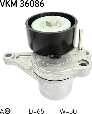 SKF VKM 36086 - Натягувач ременя, клинові зуб. autozip.com.ua