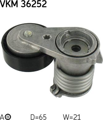 SKF VKM 36252 - Натягувач ременя, поліклиновий ремінь autozip.com.ua