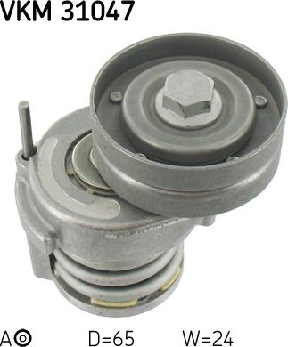 SKF VKM 31047 - Натягувач ременя, клинові зуб. autozip.com.ua