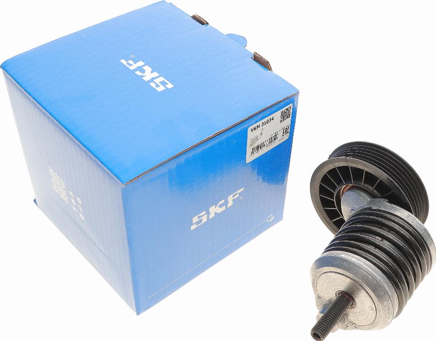 SKF VKM 31034 - Паразитний / провідний ролик, поліклиновий ремінь autozip.com.ua