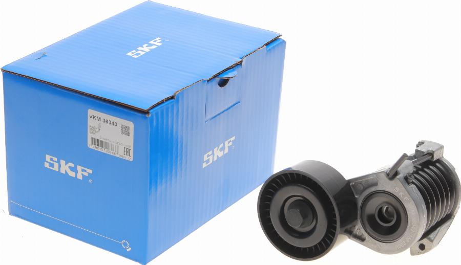 SKF VKM 38343 - Натягувач ременя, клинові зуб. autozip.com.ua