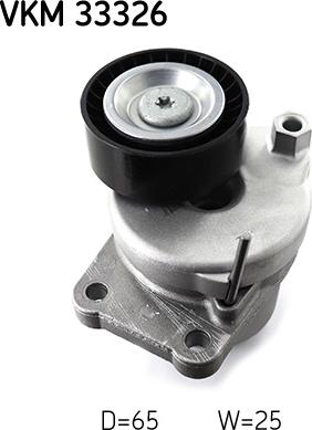 SKF VKM 33326 - Натягувач ременя, поліклиновий ремінь autozip.com.ua