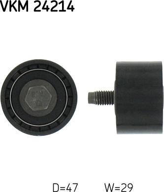 SKF VKM 24214 - Паразитний / Провідний ролик, зубчастий ремінь autozip.com.ua