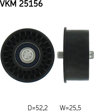 SKF VKM 25156 - Паразитний / Провідний ролик, зубчастий ремінь autozip.com.ua