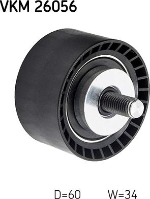 SKF VKM 26056 - Паразитний / Провідний ролик, зубчастий ремінь autozip.com.ua