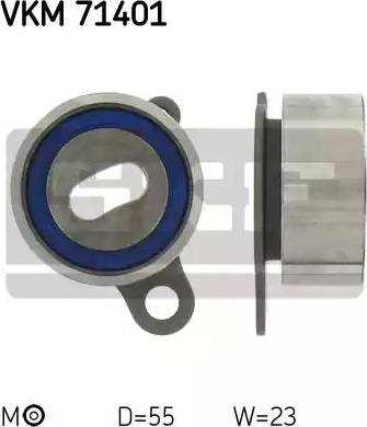 SKF VKM 71401 - Натяжний ролик, ремінь ГРМ autozip.com.ua