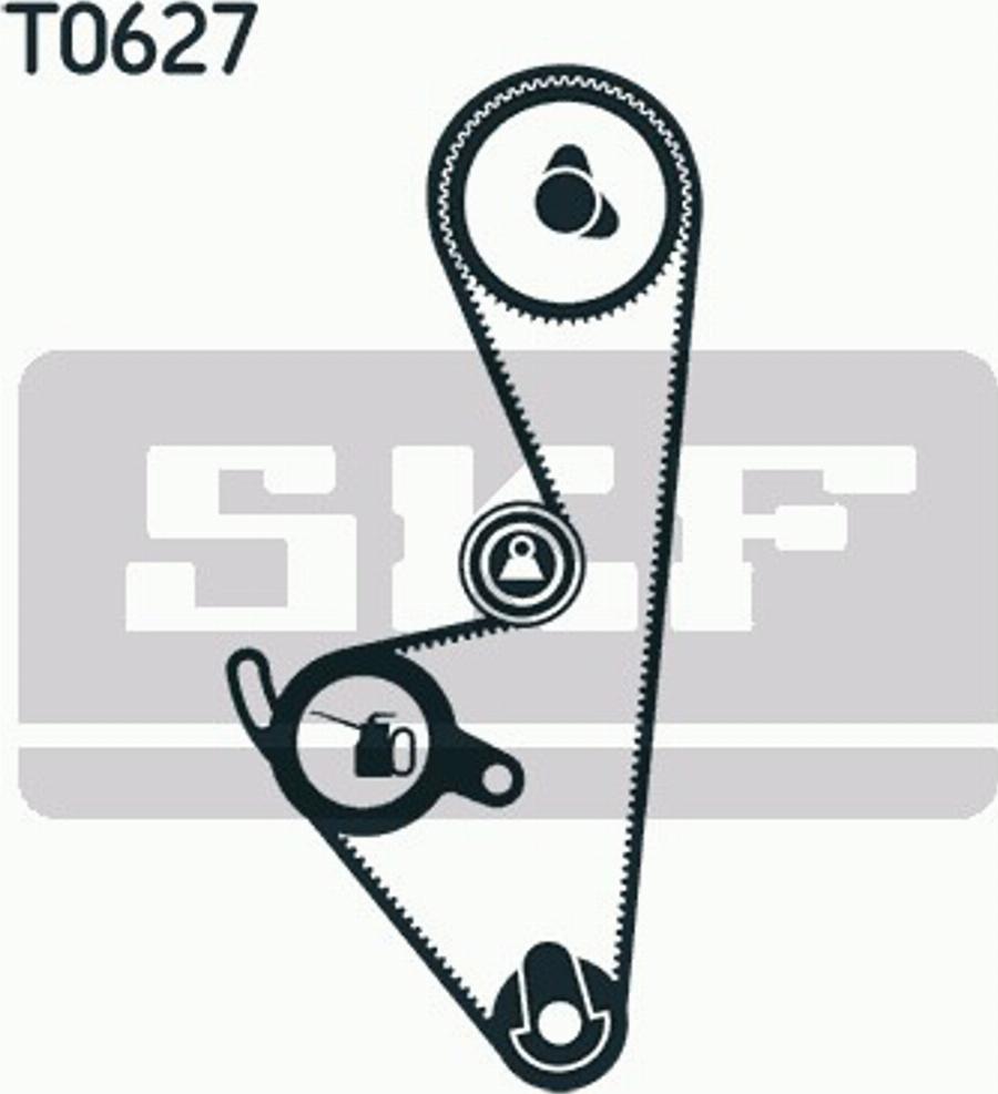 SKF VKMA99003 - Комплект ременя ГРМ autozip.com.ua
