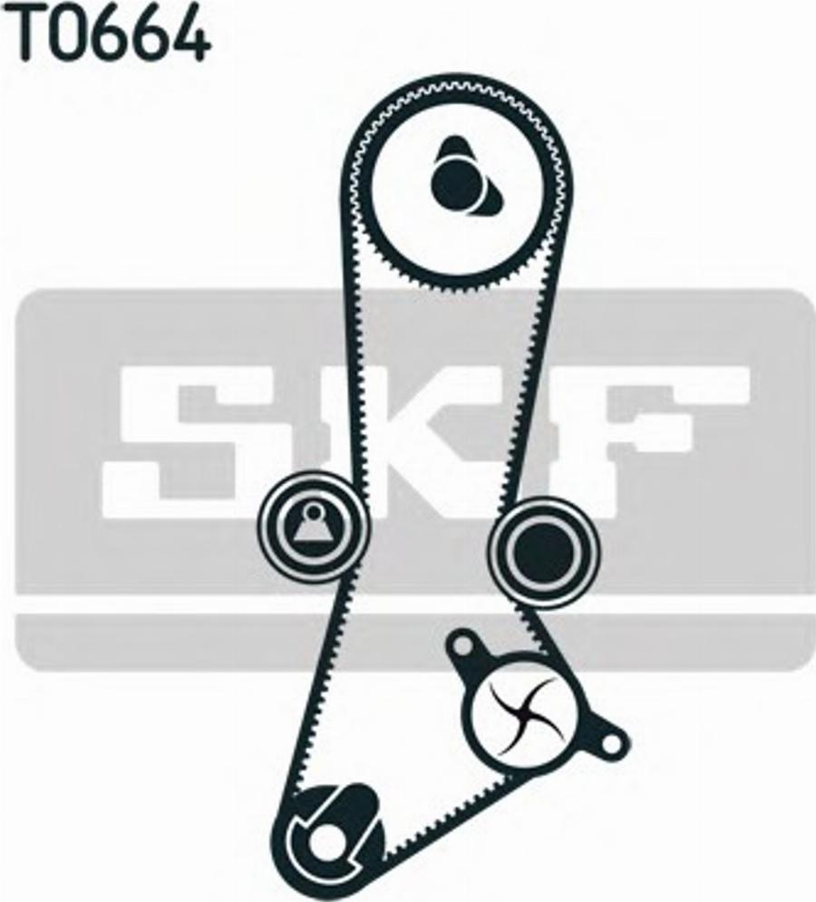 SKF VKMA94600 - Комплект ременя ГРМ autozip.com.ua
