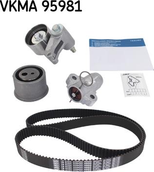 SKF VKMA 95981 - Комплект ременя ГРМ autozip.com.ua