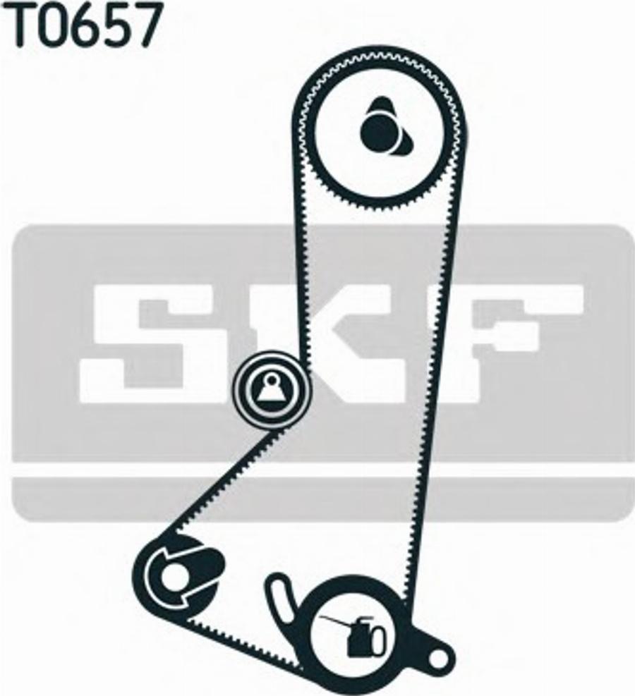 SKF VKMA95031 - Комплект ременя ГРМ autozip.com.ua