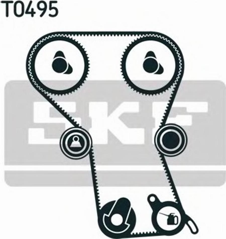 SKF VKMA95021 - Комплект ременя ГРМ autozip.com.ua