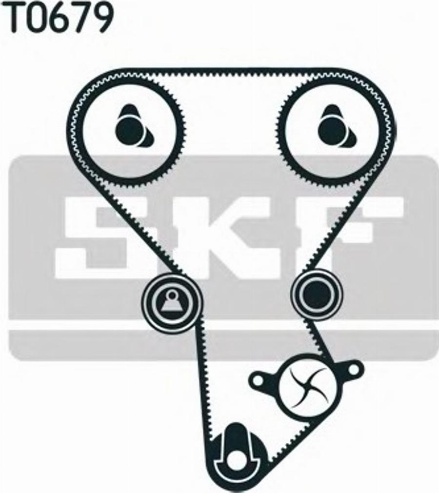 SKF VKMA95022 - Комплект ременя ГРМ autozip.com.ua
