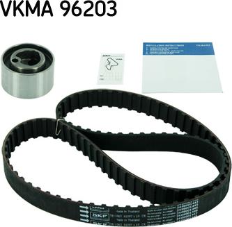SKF VKMA 96203 - Комплект ременя ГРМ autozip.com.ua