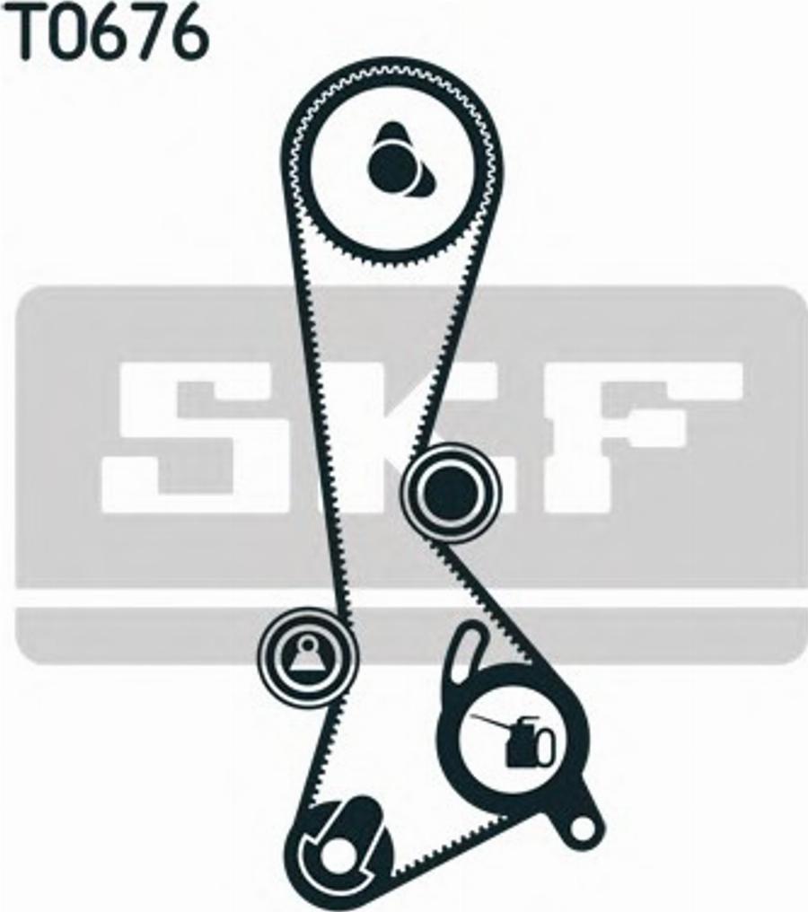 SKF VKMA91203 - Комплект ременя ГРМ autozip.com.ua