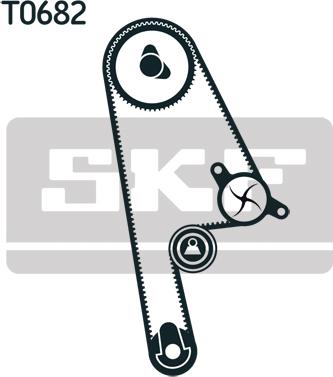 SKF VKMA 93500 - Комплект ременя ГРМ autozip.com.ua