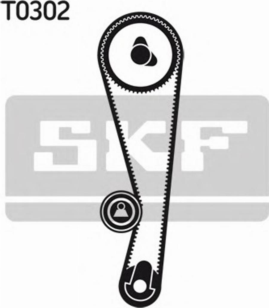 SKF VKMA92200 - Комплект ременя ГРМ autozip.com.ua