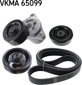SKF VKMA 65099 - Поликлиновий ремінний комплект autozip.com.ua