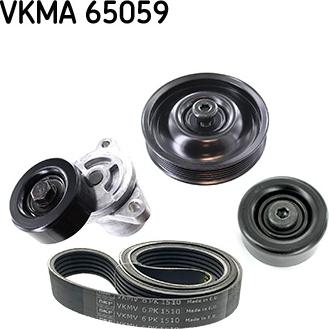 SKF VKMA 65059 - Поликлиновий ремінний комплект autozip.com.ua