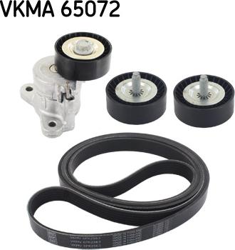 SKF VKMA 65072 - Поликлиновий ремінний комплект autozip.com.ua
