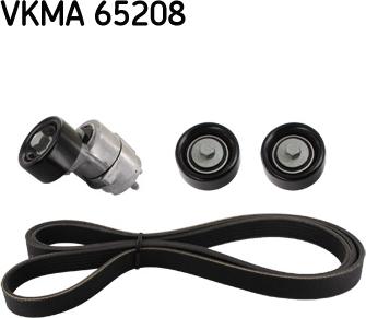 SKF VKMA 65208 - Поликлиновий ремінний комплект autozip.com.ua