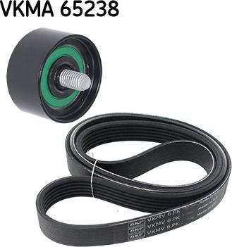 SKF VKMA 65238 - Поликлиновий ремінний комплект autozip.com.ua