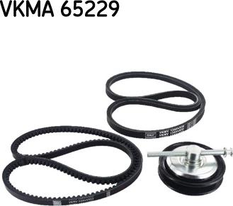 SKF VKMA 65229 - Комплект клинового ременя autozip.com.ua
