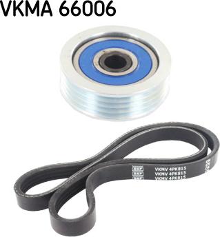 SKF VKMA 66006 - Поликлиновий ремінний комплект autozip.com.ua