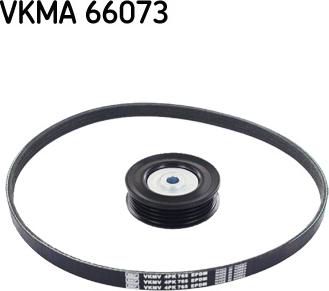 SKF VKMA 66073 - Поликлиновий ремінний комплект autozip.com.ua