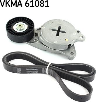 SKF VKMA 61081 - Поликлиновий ремінний комплект autozip.com.ua